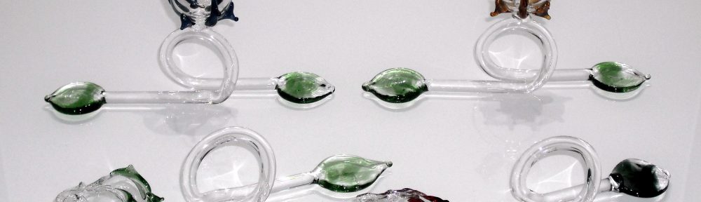 Rosen Servietten Halter für eine Hochzeit