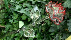 Rose aus Glas